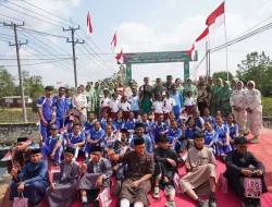DANREM 181/PVT HADIRI PERESMIAN JEMBATAN GARUDA MERAH-PUTIH, WUJUD NYATA KOLABORASI TNI DAN PEMERINTAH UNTUK MASYARAKAT