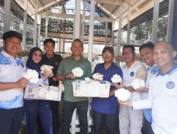 Panen 5 Kg Jamur Tiram, Lapas Banjarbaru Dorong Kemandirian Pangan Warga Binaan
