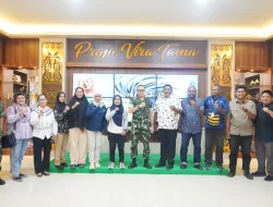 JALIN SILATURAHMI, DANREM 181/PVT COFFEE MORNING BERSAMA INSAN PERS DAN WARTAWAN SE-KOTA SORONG