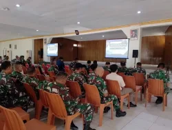 KOREM 181/PVT IKUTI SOSIALISASI PKS TNI AD DENGAN PERBANKAN