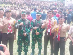 Dandim 0607 Hadiri Apel Akbar dan Kemah Nasional Pramuka PUI, Kapolri Tekankan Pentingnya Karakter Generasi Muda di Era Digital