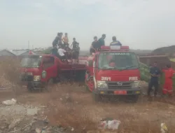 Sigap Atasi Karhutla, Babinsa dan Tim Gabungan Padamkan Kebakaran Lahan di Tellumpanua
