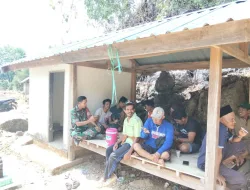 Babinsa Koramil 1405-08 Laksanakan Komsos, Ingatkan Warga Bahaya Karhutla