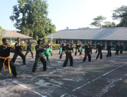 Asah Kemampuan Prajurit, Kodim 1405/Parepare Gelar Latihan Pencak Silat Militer