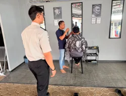 Pengawasan Barbershop Rutan Pelaihari, Bekali WBP Keterampilan yang Bernilai Ekonomi