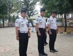 Awali Pekan dengan Semangat dan Kesiapan, Rutan Pelaihari Gelar Apel Pagi
