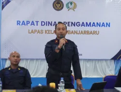 Lapas Banjarbaru Perkuat Pengamanan, Tekankan Disiplin dan Kewaspadaan Petugas   