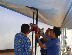 Tiang Petunjuk Arah Hasil Kolaborasi Warga Binaan dan Petugas Rutan Pelaihari
