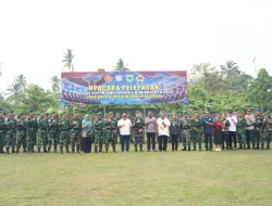 DANREM 181/PVT PIMPIN UPACARA PELEPASAN SATGAS KIZI TNI KONGA XXXVII-M/MINUSCA TA 2026
