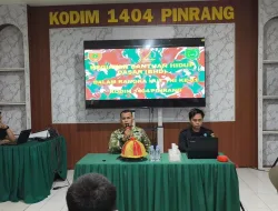 TNI Peduli Rakyat, Kodim 1404/Pinrang Gelar Bantuan Dasar Hidup Sambut HUT ke-81