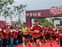 Semarak HUT Ke-81 TNI, Dandim 0907/Tarakan Ikuti Fun Run Bersama Forkopimda dan Lanjutkan Bakti Sosial