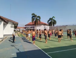 Gerak Pagi, Energi Baru: Warga Binaan Rutan Pelaihari Jaga Kebugaran