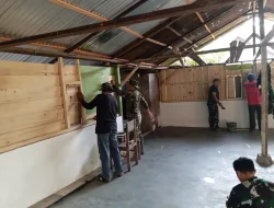 Gerak Nyata Kodim 1404/Pinrang, Rehab 10 Rumah Tidak Layak Huni Capai 50 Persen