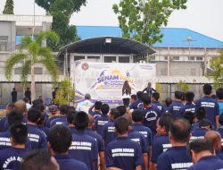 Tingkatkan Kebugaran Tubuh, Petugas dan Warga Binaan Lapas Banjarbaru Senam Pagi Bersama