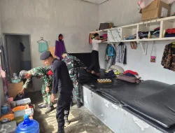 Lapas Kelas III Wonreli Gelar Penggeledahan Gabungan Bersama Satuan TNI BKO Pulau Kisar