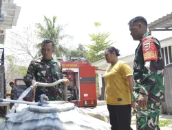 Kepedulian Tak Pernah Kering, Kodim 1405/Parepare Salurkan Air Bersih untuk Warga