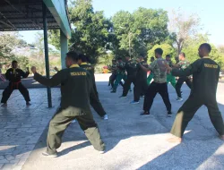 Asah Kemampuan dan Mental Prajurit, Personel Kodim 1405/Parepare Gelar Latihan Pencak Silat Militer