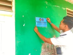 Amankan Aset Negara, Rutan Pelaihari Inventarisasi dan Pasang Plang Rumah Dinas