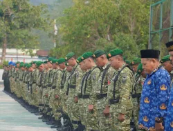 UPACARA HARI KESAKTIAN PANCASILA DI KOREM 181/PVT BERLANGSUNG KHIDMAT