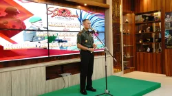 DANREM 181/PVT PIMPIN ACARA LAPORAN KORPS TRADISI SATUAN DAN KENAIKAN PANGKAT PERIODE 1 OKTOBER 2026